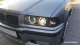 Angel Eye Scheinwerfer für 3er BMW E36 Cabrio/Coupe CCFL-Standlichtringe Black 2Türer