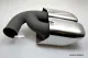 SW-Exhaust Aufpuffblenden für Cayenne II 92A 958 nur V8-Modelle Benzin in chrom Eckig