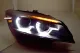 SW-DRLtube Angel Eye Xenon Scheinwerfer BMW Z4 E89 09-13 LED TFL / Wischblinker black für AFS