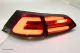 SWCeli LED taillights suitable for VW Golf 7 Variant estate 13-17 red smoke LED wiping indicators