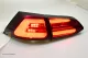 SWCeli LED taillights suitable for VW Golf 7 Variant estate 13-17 red smoke LED wiping indicators