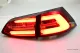 SWCeli LED Rückleuchten passend für Golf 7.5 Facelift Variant Kombi 18-20 red/clear LED Wischblinker für OE LED
