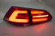 SWCeli LED Rückleuchten passend für VW Golf 7 Variant Kombi 13-17 red/clear LED Wischblinker