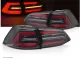 SWCeli LED taillights suitable for Golf 7 Variant estate 13-17 Black RED-Lightbar LED wiping indicators