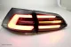 SWCeli LED taillights suitable for Golf 7 Variant estate 13-17 Black RED-Lightbar LED wiping indicators