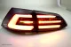 SWCeli LED taillights suitable for Golf 7 Variant estate 13-17 Black RED-Lightbar LED wiping indicators