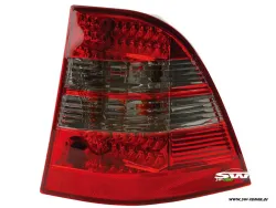 SW-Light LED Rückleuchten für Mercedes Benz W163 M-Klasse red/black