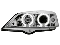 Angel Eye Scheinwerfer passend für Opel Astra G LED 2 Standlichtringe chrom