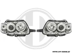 Angel Eye Scheinwerfer Citroen Saxo 96-99 Standlichtringe chrome