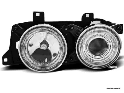 Angel Eye Scheinwerfer BMW E32 E34 5er 89-95 2 Standlichtringe chrom