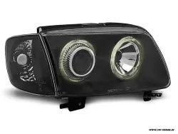 Angel Eye Scheinwerfer VW Polo 6N2 99-01 2 Standlichtringe black