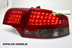 SW-Light LED taillights for Audi A4 sedan 04-08 4pieces red/smoke