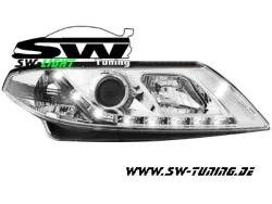 SW-Light headlights Renault Laguna II 01-10/05 LED positionlight chrome