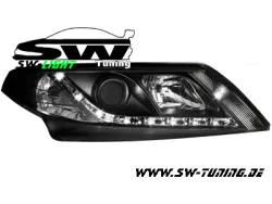 SW-Light headlights Renault Laguna II 01-10/05 LED positionlight black
