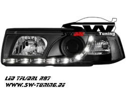 SW-DRL Scheinwerfer BMW E36 Coupé/Cabrio 92-98 Tagfahrlicht black