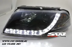 SW-DRL Scheinwerfer VW Passat 3BG LED Tagfahrlicht R87 black