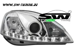 SW-Light headlights Opel Corsa C 01-03 LED positionslight chrome