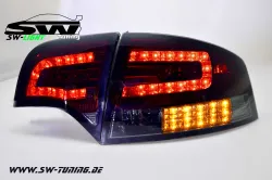 SW-Light LED Rückleuchten für Audi A4 B7 Lim 04-08 LED Blinker red/smoke