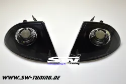 SW-Frontblinker für BMW E46 Limo + Touring 98-01 black