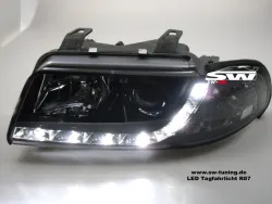 SW-DRL Scheinwerfer AUDI A4 B5 99-01 LED Tagfahrlicht black