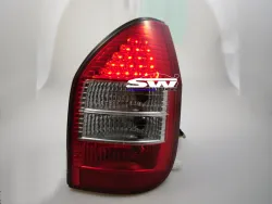 LED Rückleuchten Opel Zafira A 99-05 in red/chrystal