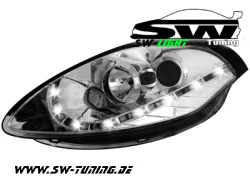 SW-Light headlights Fiat Bravo 198 07-13 LED positionslight chrome