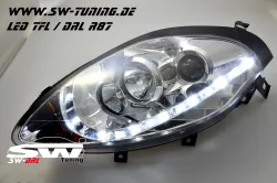 SW-DRL Scheinwerfer Fiat Bravo 198 07-13 LED Tagfahrlicht chrome