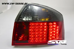 SW-Light LED Rückleuchten für Audi A4 8E Limousine 01-04 in red/black