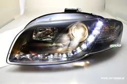 SW-Light headlights Audi A4 B7 05-08 LED positionslight black