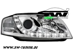 SW-Light Scheinwerfer passend für Audi A3 8P 03-08 LED Standlicht chrome