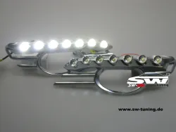 SW-DRL LED DRL-Lights for mercedes e-class w211 Avantgarde 06-09 chrom for foglights