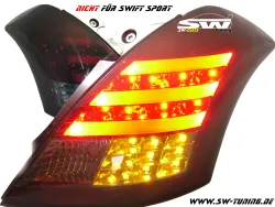 SW-Celi LED Rückleuchten passend für Suzuki Swift Typ FZ/NZ 10-16 red/smoke