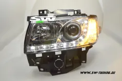 SW-Light Scheinwerfer VW T4 7D 96-03 Langer Vorderwagen chrom LED Standlicht