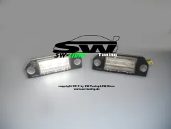 SW- LED Kennzeichenbeleuchtung für Ford Focus Mk2 DA3 / Focus C-Max / 06-08
