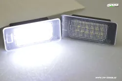 SW-Light LED Kennzeichenbeleuchtung für Audi Q5/8R A4/B8 A5/8T 07-10| Octavia III 12-16 | Panamera 10-15