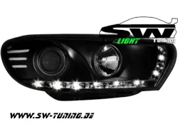 SW-light headlights VW Scirocco III 08-14 LED positionslight black