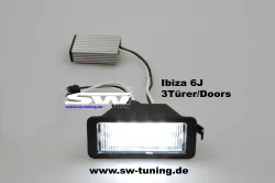 LED Kennzeichenbeleuchtung Seat Ibiza 6j SC 3Türer 08-12
