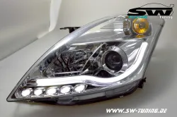 SW-LTube headlights Suzuki Swift FZ/NZ 10-16 chrome LightTube parking light