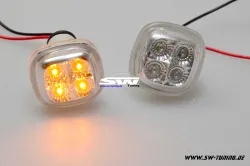 LED Seitenblinker Audi A3 8L 96-00 / A4 B5 95-00 / Fabia I Octavia I 04-08 chrome