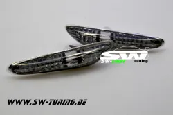 SW- Seitenblinker für 3er BMW E46 Lim./Touring 01-04 | 5er E60/E61 03-08| X3 E83 smoke