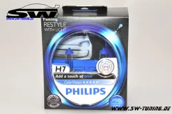 H7 Philips Color-Vision 12V/55W blau/weiss (2stk) +60% mehr Licht
