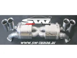 SW-Exhaust Edelstahl Sport Endschalldämpfer für Porsche 911 Carrera/S 991 C2/C4 11-15