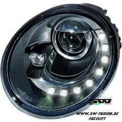 SW-Light Scheinwerfer für VW NEW Beetle 9C 05-11 Facelift LED Standlicht black