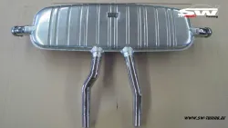 SW-Exhaust Edelstahl Sport Endschalldämpfer für Porsche Cayenne S Typ 955 9PA 02-07