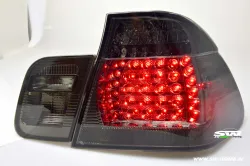 SW LED Rückleuchten für 3er BMW E46 Lim. 98-01 smoke 4-teilig
