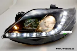 SW-Light headlights Seat Ibiza 6J 08-12 LED positionlight black