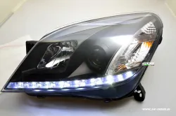 SW-Light headligt Opel Astra H LED-positionslight black 04-09