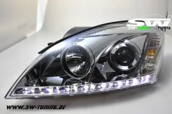 SW-Light headlights KIA CEED 06-09 LED-position-light chrome