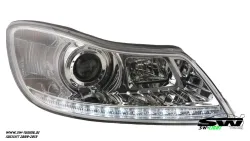 SWLight Scheinwerfer Skoda Octavia II 1Z 09-13 Facelift LED Standlicht chrom