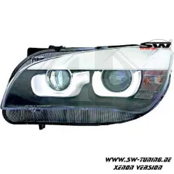 SW-DRLTube Xenon D1s Scheinwerfer für BMW X1 E84 13-15 3D LED TFL-Standlichtringe black